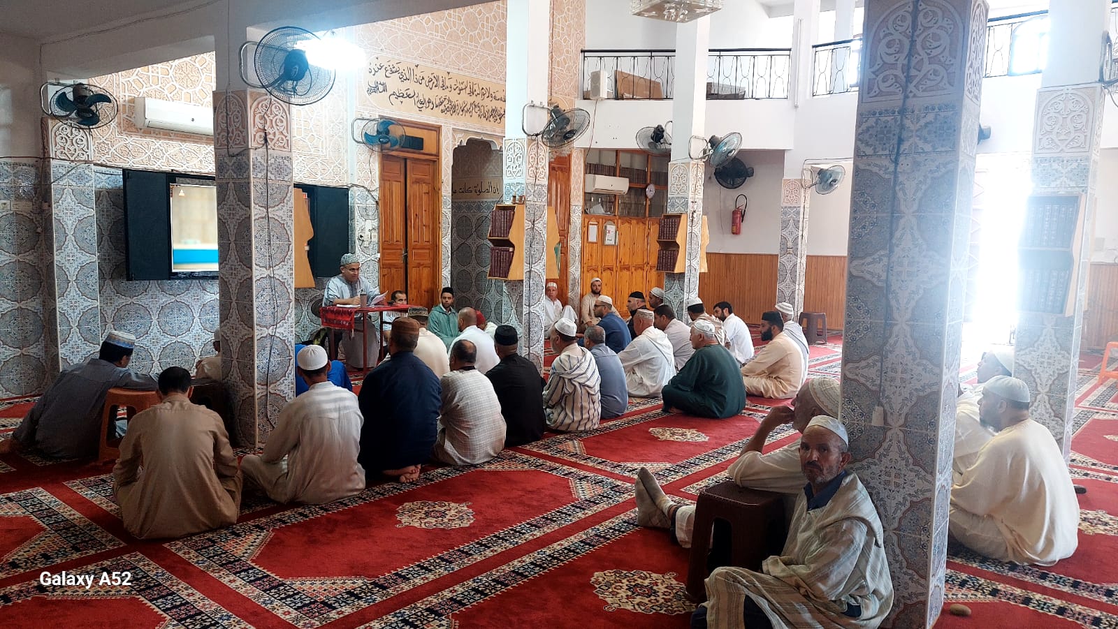 “زيارة تفقدية لدروس خطة ميثاق العلماء”