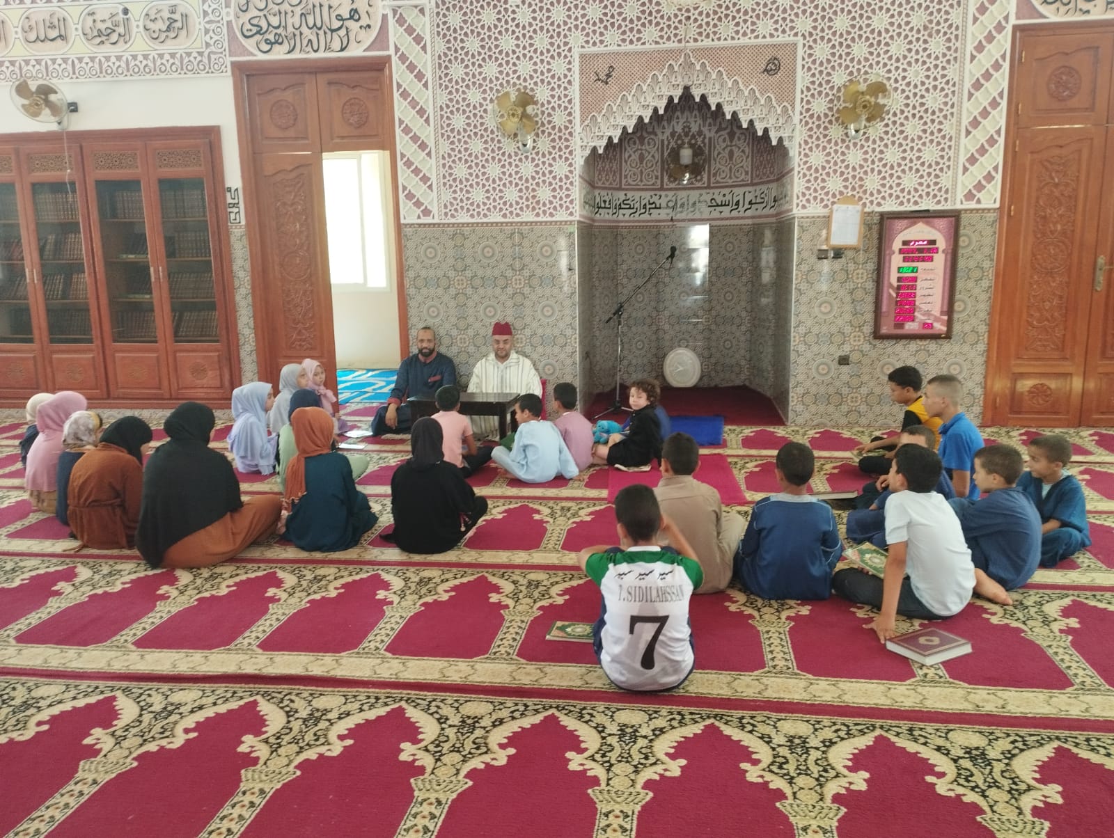 زيارة تفقدية لمركز تحفيظ القرآن الكريم بمسجد الإحسان بجماعة بوحلو.