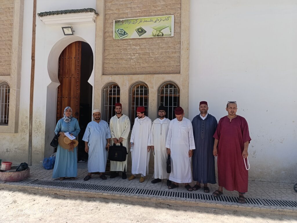 IMG_20250707_113955-1024x771 "زيارة تفقدية ميدانية قام بها الطلبة المرشدون والطالبة المرشدة لمركز تحفيظ القرآن الكريم بالمسجد المركزي بجماعة أولاد ازباير"