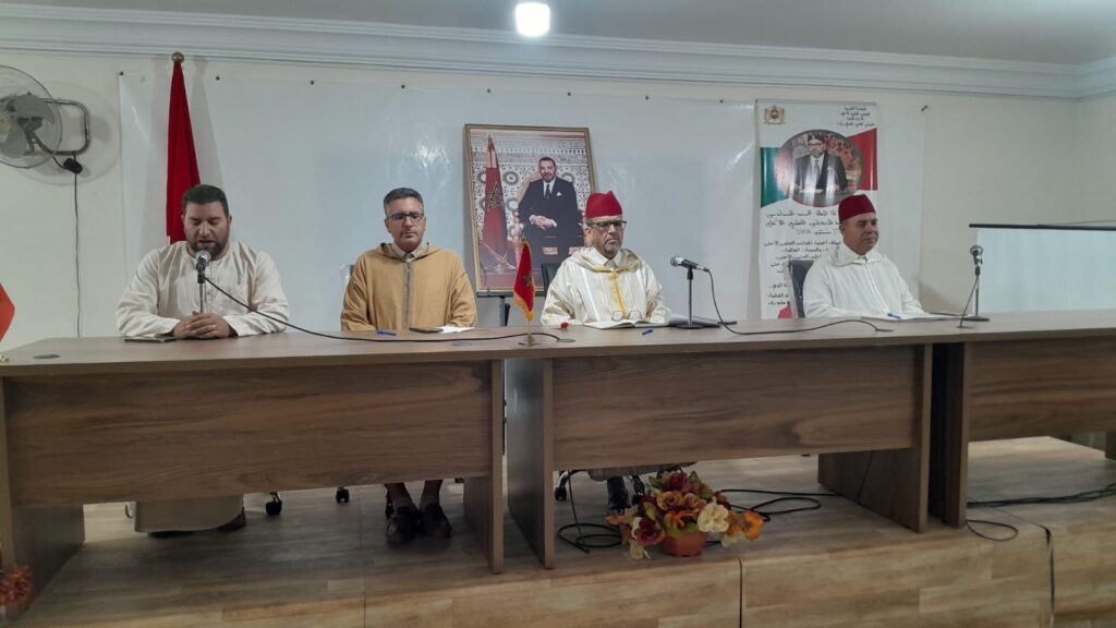 36513e7f-5266-4c94-b3a7-5ad706ee7e81-2-1024x576 تقرير عن: الاجتماع الشهري مع السادة الأئمة المرشدين والسيدات المرشدات بتازة