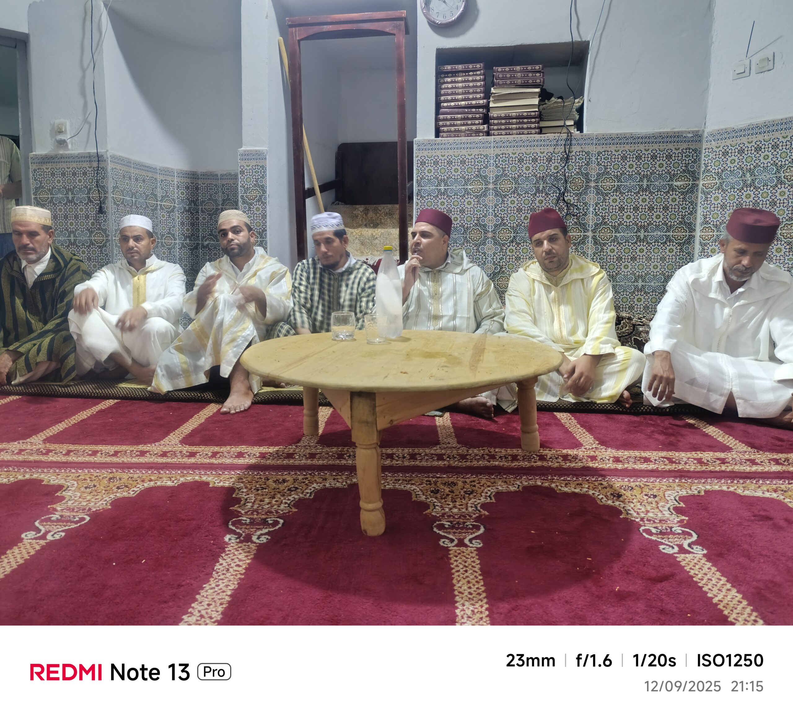 أمسية دينية تخليدا لذكرى المولد النبوي الشريف برحاب مسجد أعبور بجماعة بني فراسن