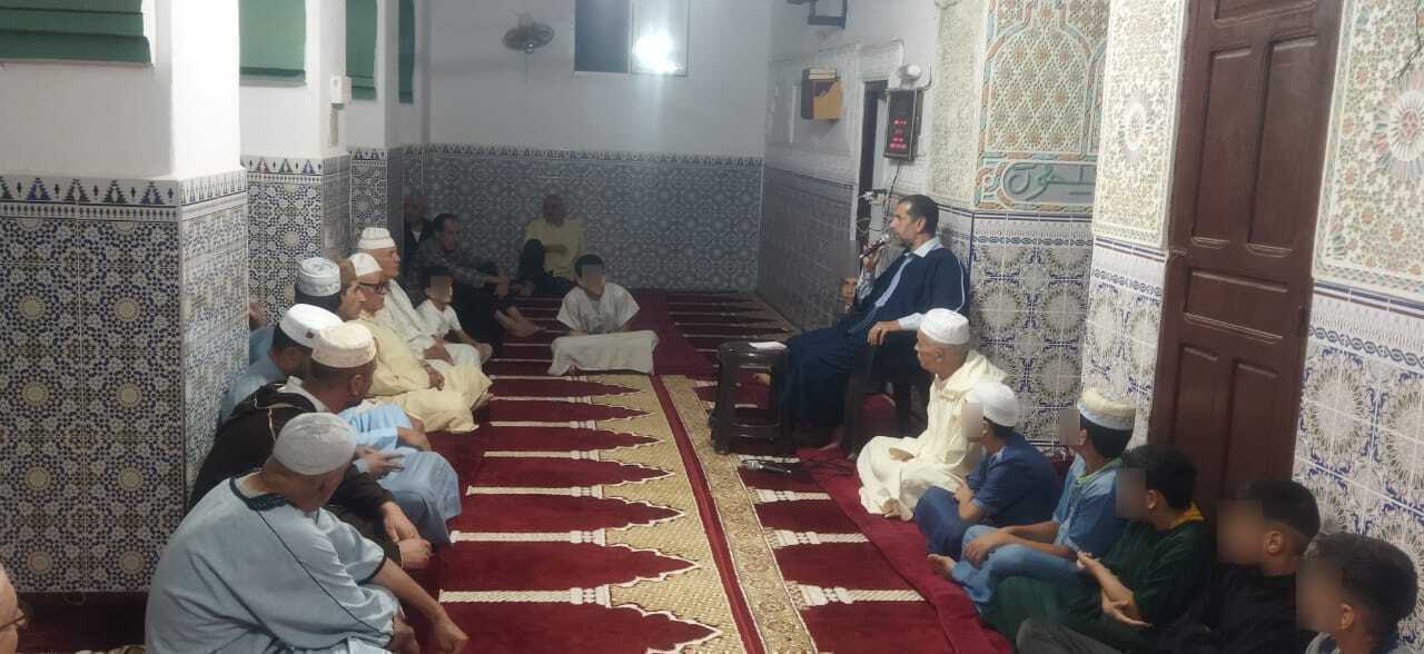 أمسية دينية برحاب مسجد أغبال بجماعة بوشفاعة