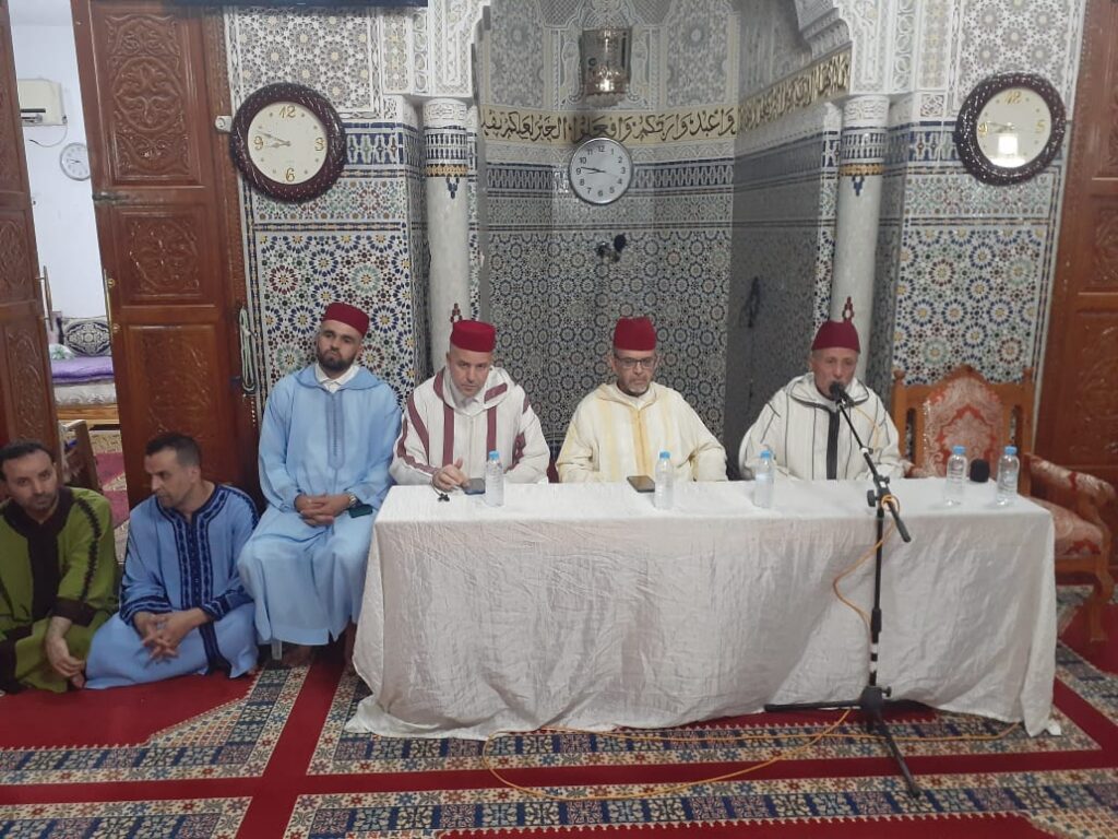 bdd8fbb0-8091-4b30-b093-2d374a4ad0ef-1024x768 تنظيم أمسية دينية بمسجد عمر بن الخطاب بتازة احتفاءً بذكرى المولد النبوي الشريف