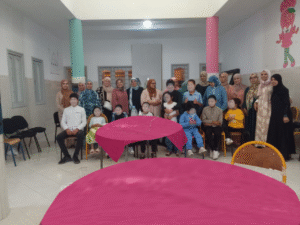 2-1-300x225 زيارة تكافلية لفائدة  نزلاء المنظمة العلوية لرعاية المكفوفين.