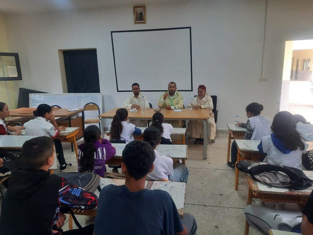 IMG-20251008-WA0052-1024x768 صبحية ثقافية لفائدة التلاميذ والتلميذات بعنوان: "هدي النبي صلى الله عليه وسلم في حقوق المعلم والمتعلم"