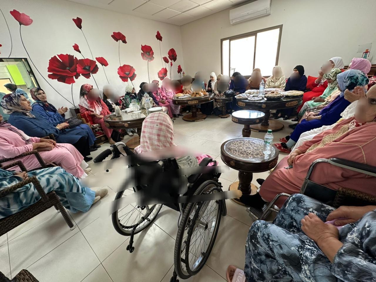 أمسية دينية وتكافلية برياض دار المسنين