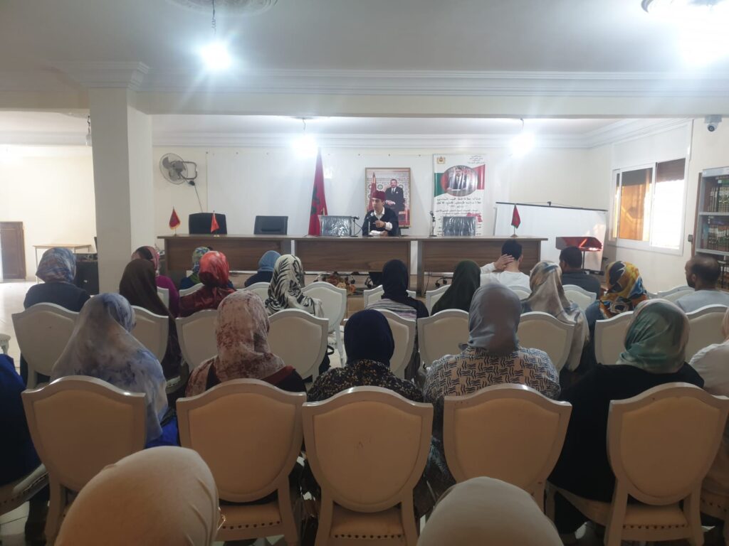 4e695a17-e96a-479c-a4bc-b5c4b97cd105-1024x768 تقرير عن نشاط : افتتاح دورة تكوينية ‏‎مستمرة لفائدة الواعظات ومؤطري ومؤطرات برنامج محو الأمية بالمساجد.