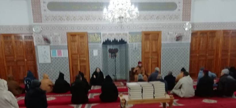 تقرير عن درس وعظي بعنوان : «وجوب الانخراط في الشأن العام على أساس التواصي بالحق والتواصي بالصبر» ، بمسجد ابن بري : تازة ( منطقة التجريب رقم : 6 ) .