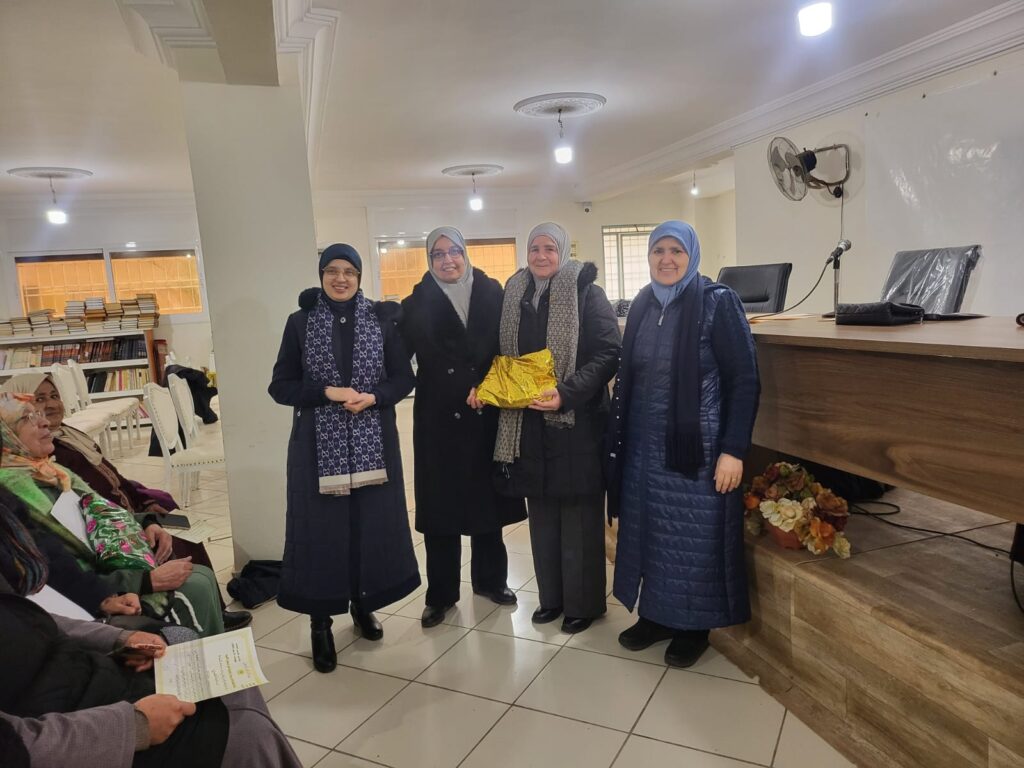 IMG-20251224-WA0038-1024x768 حفل تكريم الفوج الرابع و الخامس من المستفيدات  من الدورات التكوينية  في "تجهيز الميت وفق المذهب المالكي"