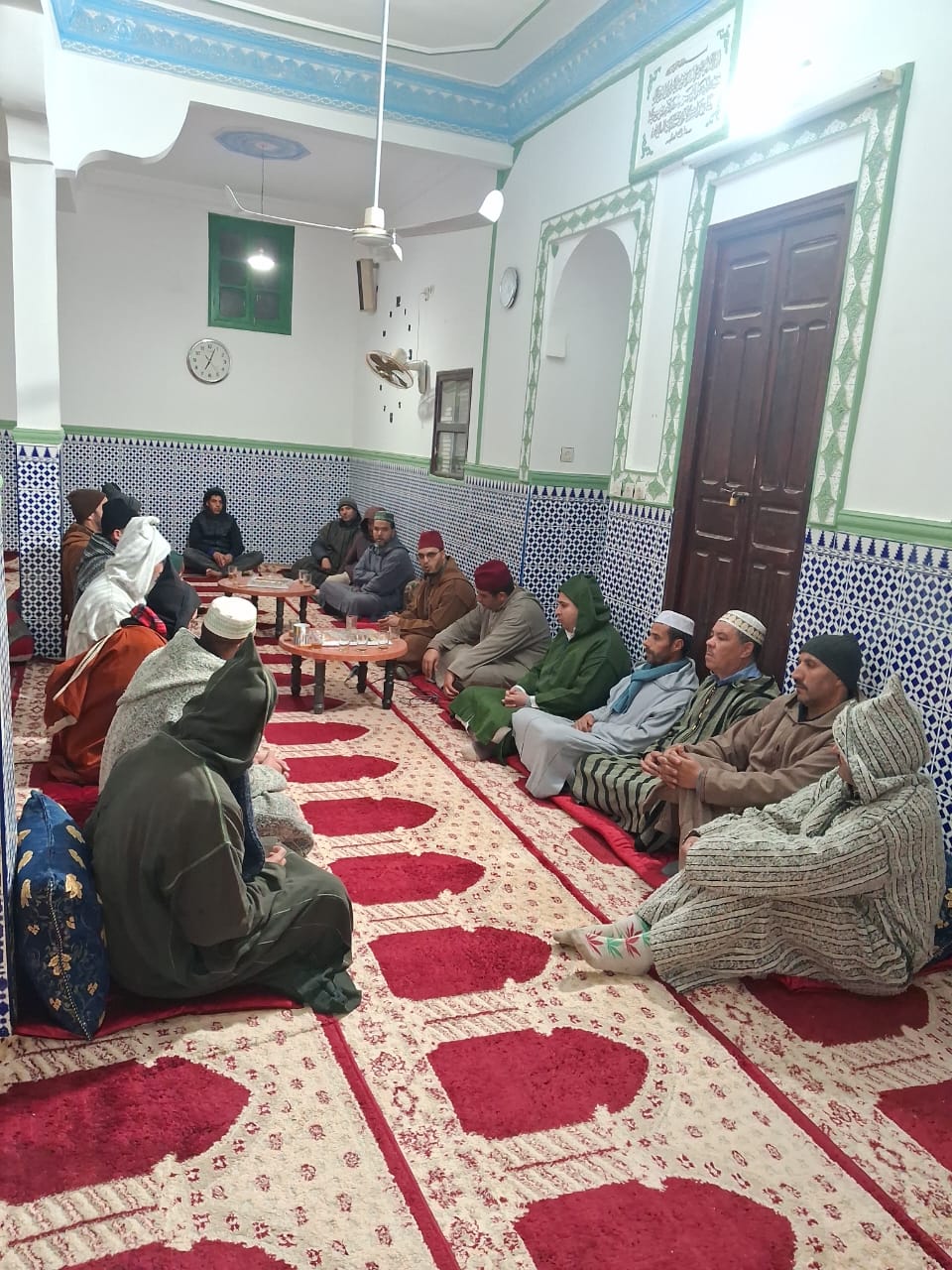 تقرير عن نشاط علمي في موضوع: أمسية للمديح و السماع النبوي.