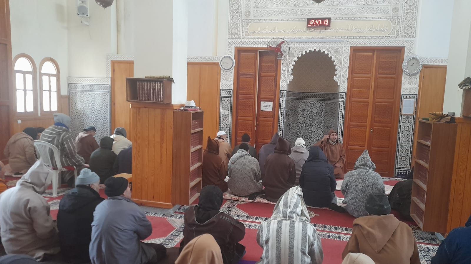 تقرير عن نشاط علمي في موضوع:”ذكرى الإسراء والمعراج” (إعداد: الإمام المرشد اليوبي إدريس.)