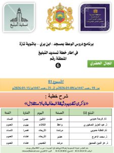 جداول-تسديد-التبلغ-تازة-الأسبوع-العن-عشر-Copie_page-0006-1-225x300 برنامج دروس تسديد التبليغ الخاص بمناطق التجريب : ( ‘ الأسبوع 81 ‘ ) من 19 رجب 1447هـ/09-01-2026م إلى 25 رجب 1447هـ/15-01-2026م