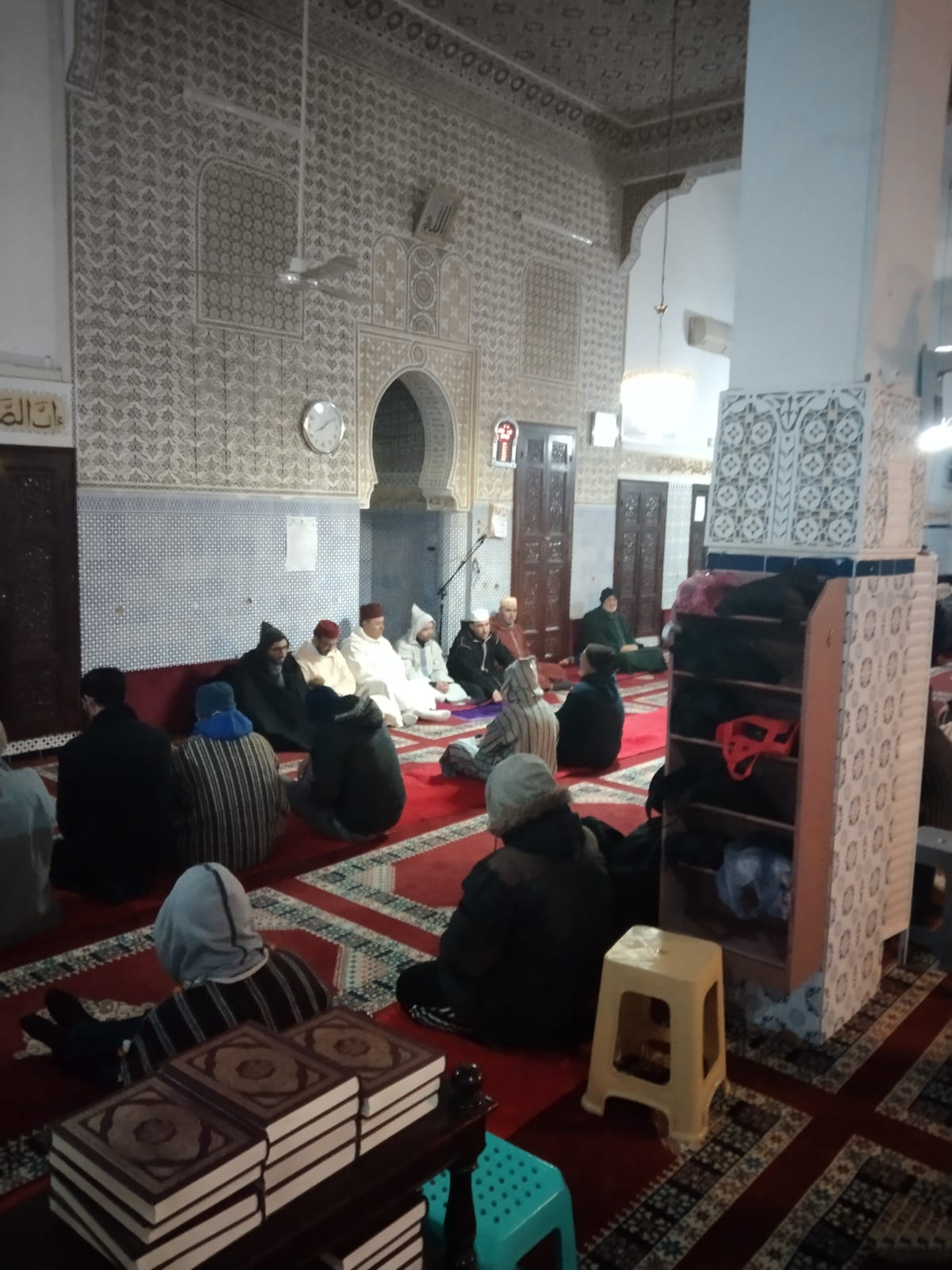 تقرير عن نشاط علمي في موضوع: مجلس للصلاة على رسول الله صلى الله عليه وسلم. (إعداد: عبد الاحد البرينصي)