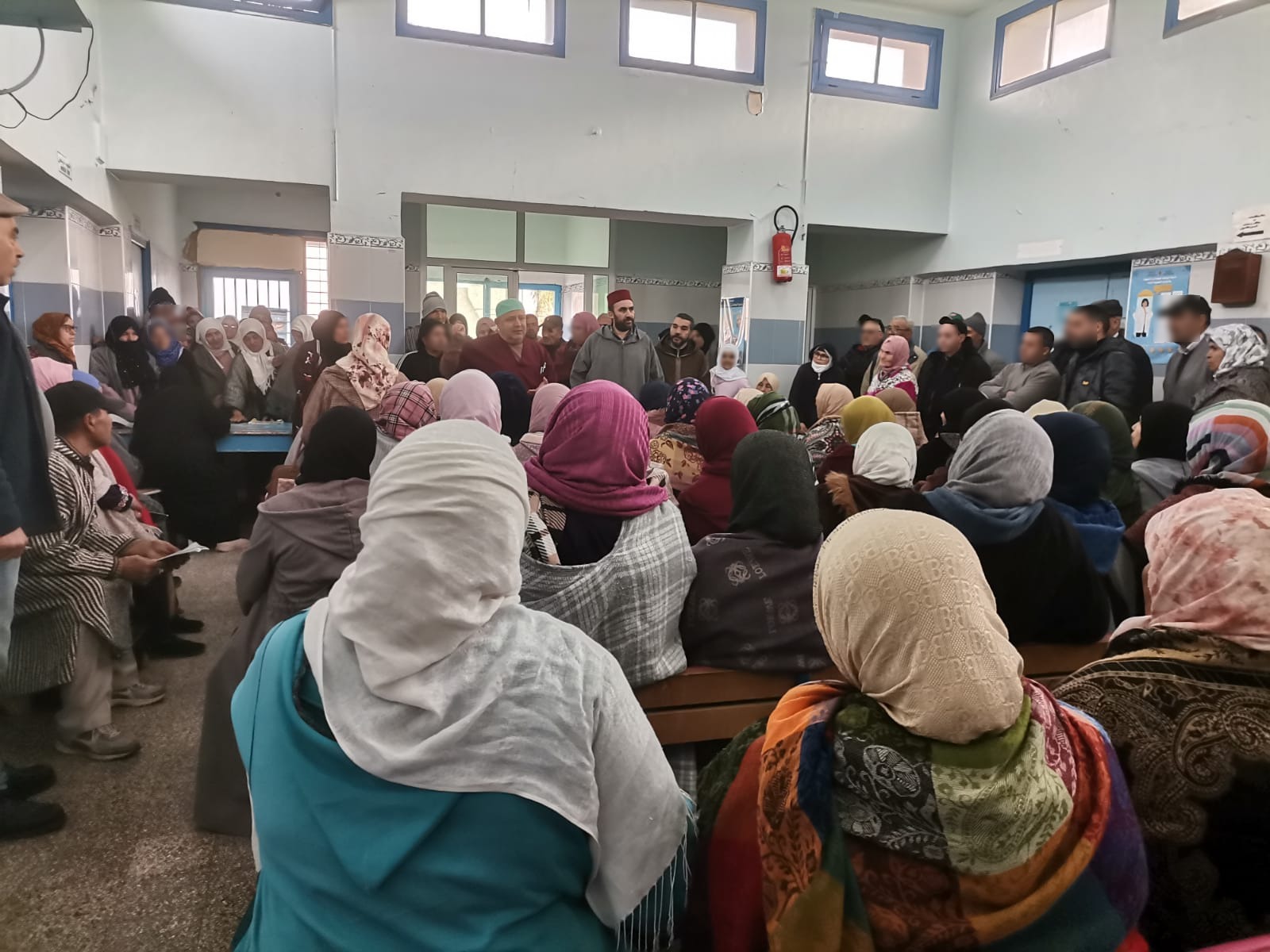 تقرير عن نشاط علمي في موضوع: مشاركة في تأطير لقاء صحي (إعداد: الإمام المرشد الوالي العمراني)