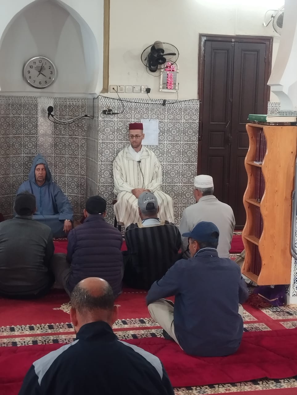 تقرير عن نشاط علمي في موضوع: :”تجليات الصيام في حياة المصطفى العدنان صلى الله عليه وسلم من خلال السيرة النبوية الشريفة” (إعداد: الإمام المرشد يوسف لشعل)