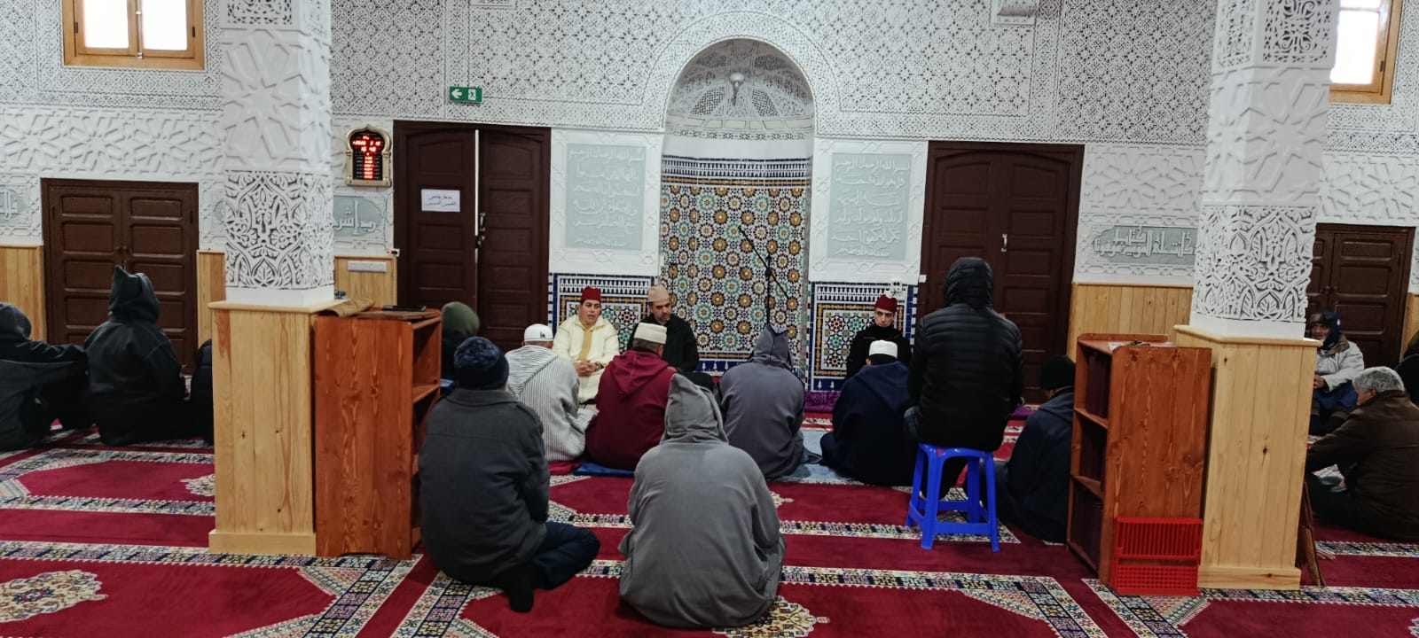 تقرير عن نشاط علمي في موضوع: أمسية دينية رمضانية بمسجد محمد الخامس -أكنول