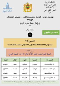 card-zone-1-2-212x300 برنامج دروس تسديد التبليغ الخاص بمناطق التجريب : ( ‘ الأسبوع 92 ‘ ) من 8 شوال 1447 / 2026-03-27 إلى 14 شوال 1447 / 2026-04-02