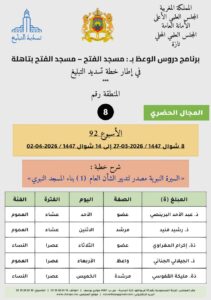 card-zone-8-2-211x300 برنامج دروس تسديد التبليغ الخاص بمناطق التجريب : ( ‘ الأسبوع 92 ‘ ) من 8 شوال 1447 / 2026-03-27 إلى 14 شوال 1447 / 2026-04-02