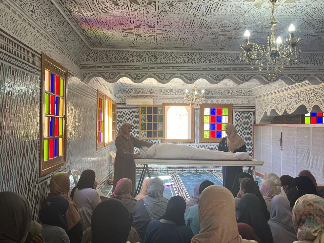 نشاط في موضوع: دورة تكوينية في “تجهيز الميت وفق المذهب المالكي”  (إعداد: كريمة حبوبي)