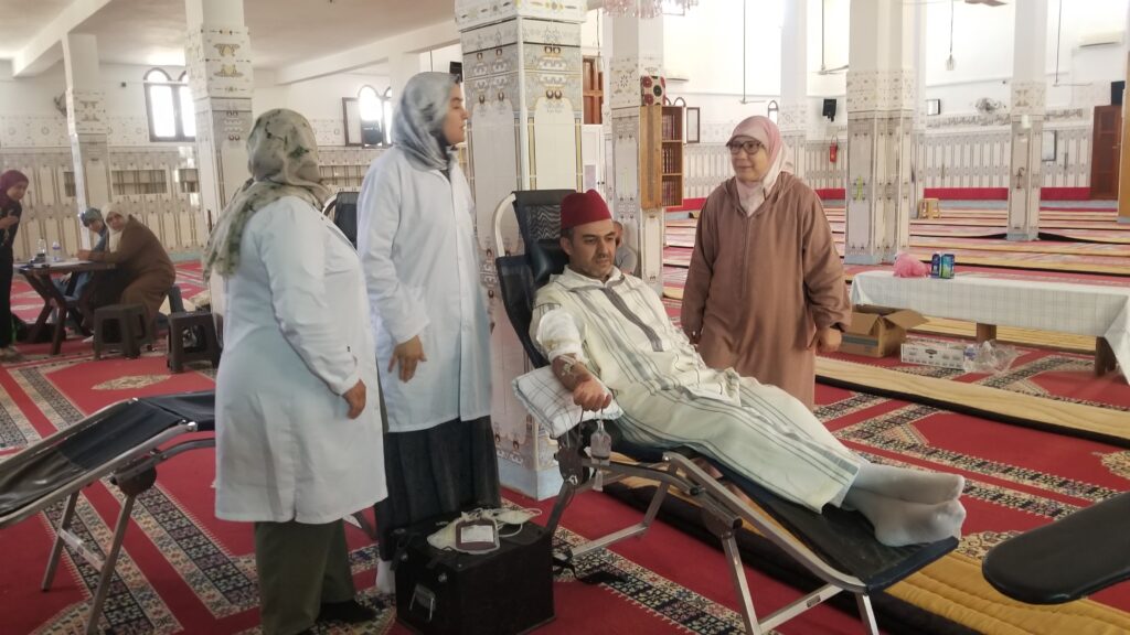20260512_144054-1024x576 نشاط في موضوع: حملة التبرع بالدم (إعداد: ذة : فاطمة مزوز عضو المجلس العلمي)