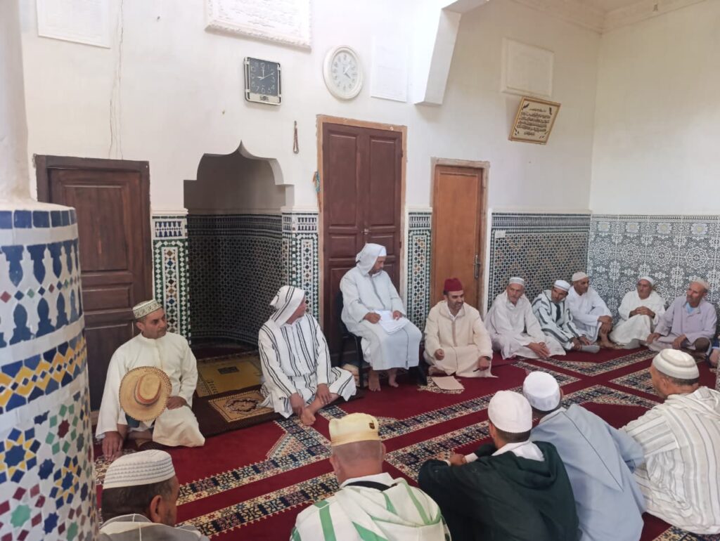 1121708a-59be-4f49-9d09-94bc748cf5d2-1024x770 نشاط في موضوع: زيارة تفقدية لمركز تأهيل الأئمة في إطار خطة ميثاق العلماء بمسجد الكرابة جماعة : الربع الفوقي ( إعداد: أحمد الدخيسي)