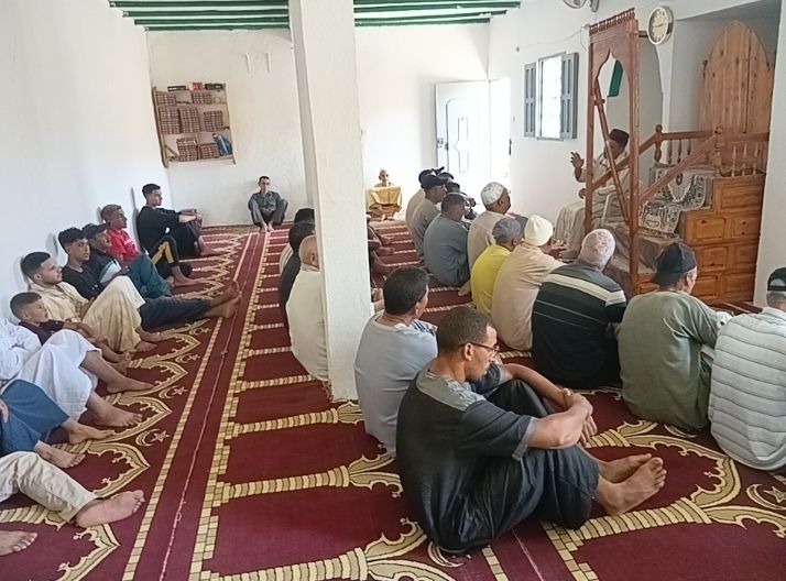 نشاط في موضوع: نشاط في موضوع :”هدي النبي صلى الله عليه وسلم في الأخذ بالأسباب وحسن التخطيط”(إعداد :الإمام المرشد :عبد المجيد المغاري)